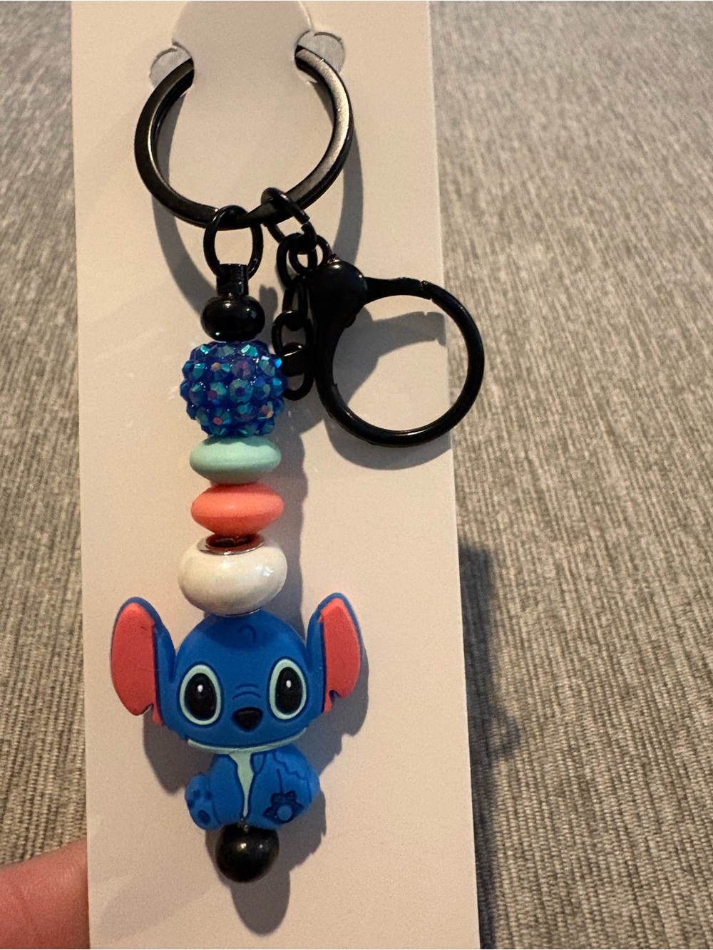Hand Crafted Disney Stitch Keychain or Bag Charm - NWOT